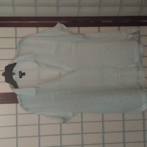 A.N.A. White shear button down top